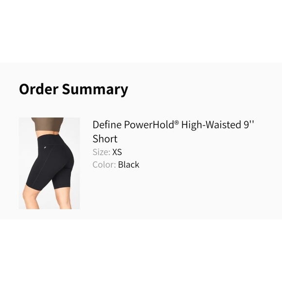 Fabletics Define PowerHold High-Waisted 9" Short - Picture 5 of 5